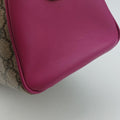 GG SUPREME beige×red×pink PVC coated canvas×Leather 409529 H019476076GGスプリーム ベージュ×レッド×ピンク PVCコーティングキャンバス×レザー 409529 H019476076
