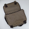 Secondhand Gucci GG Plus Messenger Brown PVC coated canvas×Leather 201732 shoulderbag | stylenewstar