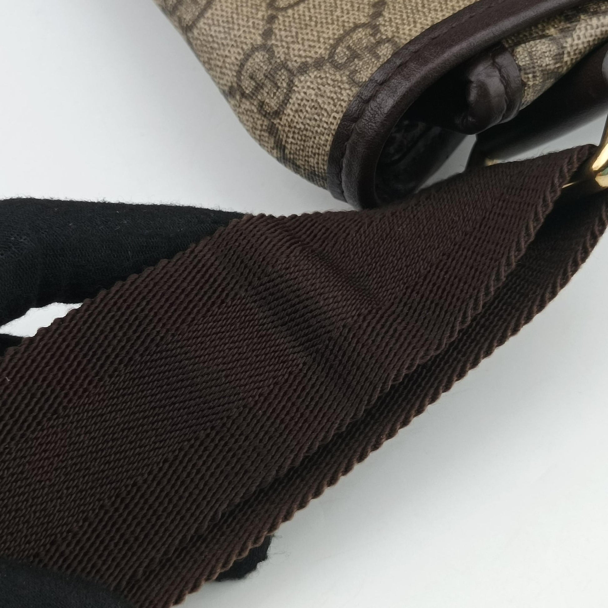 Secondhand Gucci GG Plus Messenger Brown PVC coated canvas×Leather 201732 shoulderbag | stylenewstar