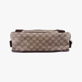 Secondhand Gucci GG Plus Messenger Brown PVC coated canvas×Leather 201732 shoulderbag | stylenewstar