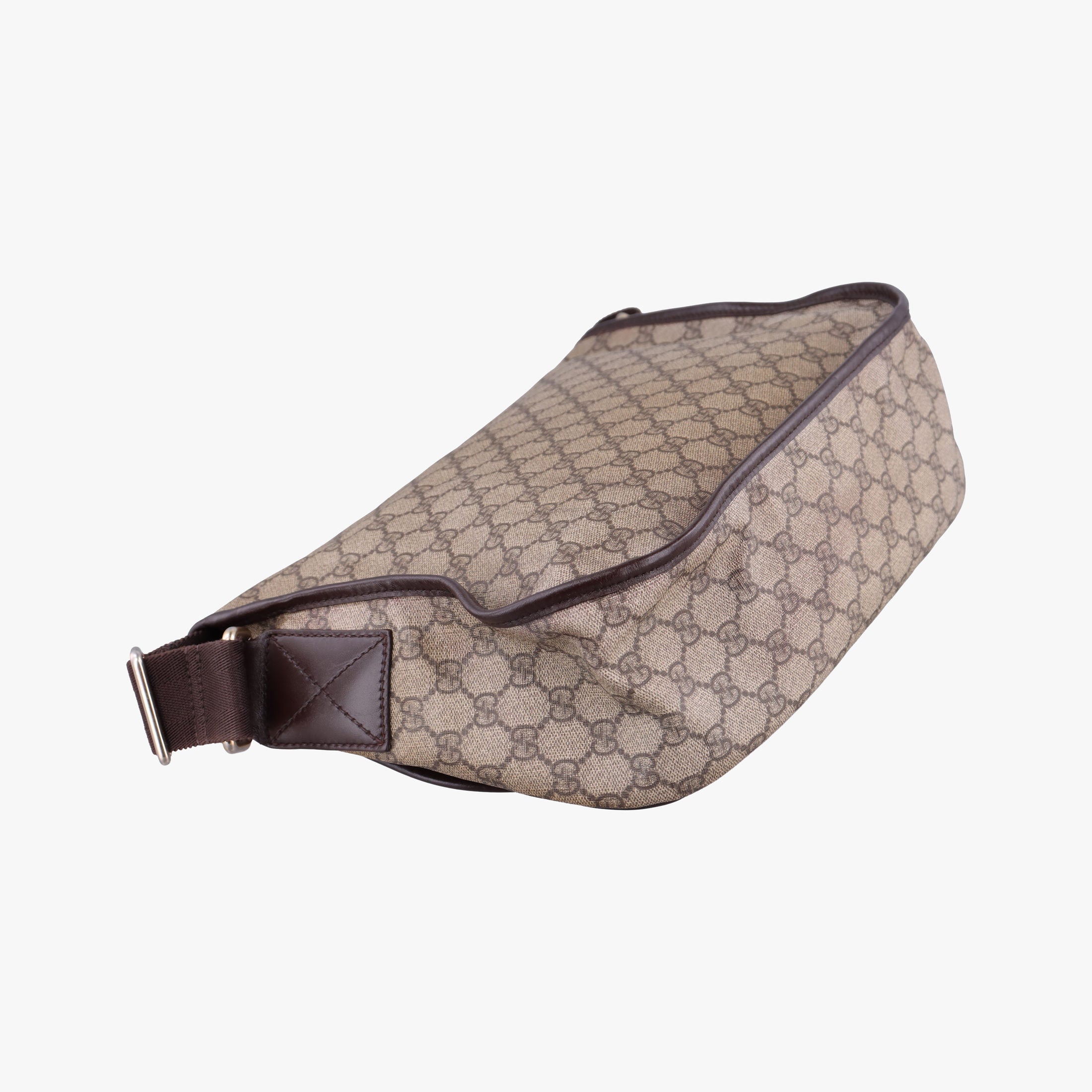 Secondhand Gucci GG Plus Messenger Brown PVC coated canvas×Leather 201732 shoulderbag | stylenewstar