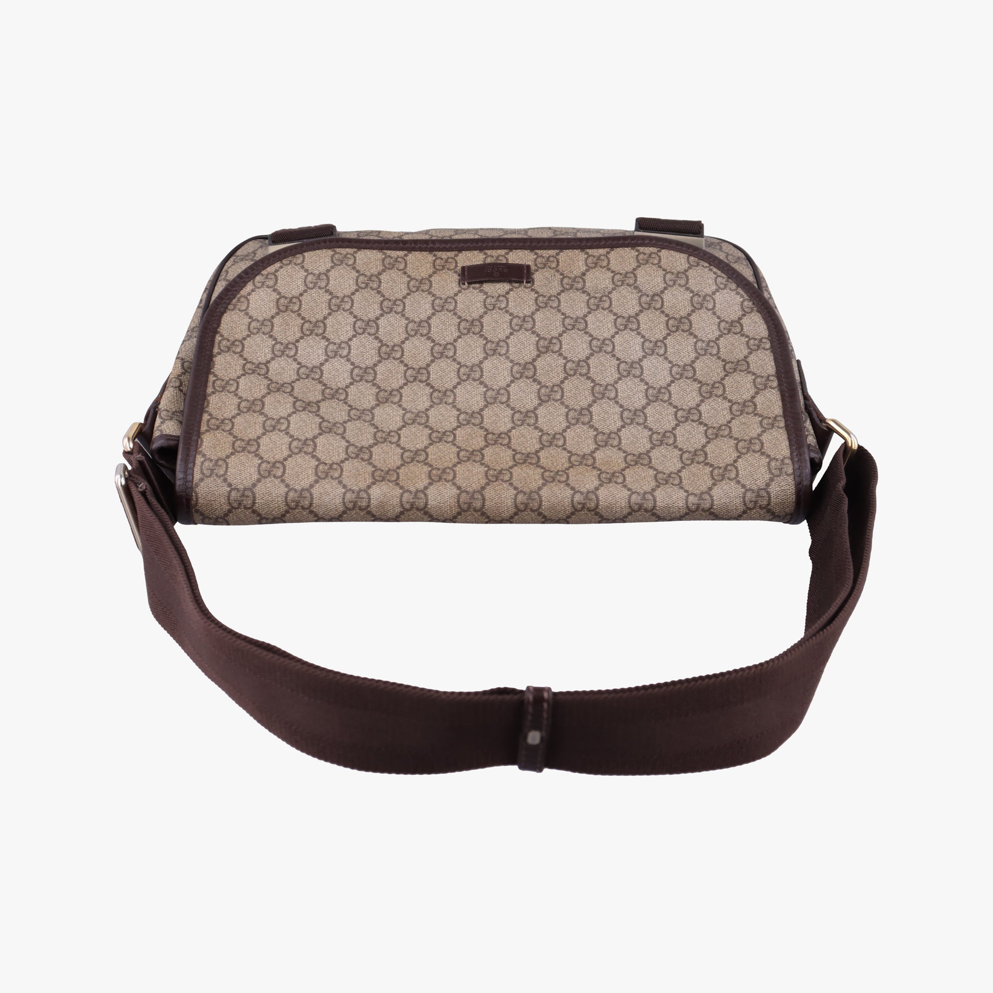 Secondhand Gucci GG Plus Messenger Brown PVC coated canvas×Leather 201732 shoulderbag | stylenewstar