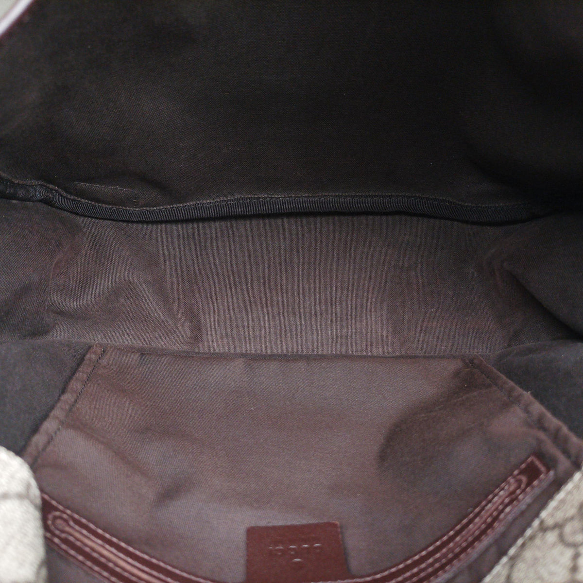 Secondhand Gucci GG Plus Messenger Brown PVC coated canvas×Leather 201732 shoulderbag | stylenewstar