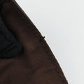 Pre-owned Gucci Abbey line Brown × Gold Leather×canvas 141472 shoulderbag | stylenewstar