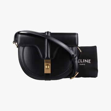 Small Besace 16 Black Leather 188013 スモール ブザス 16セーズ ブラック レザー 188013 