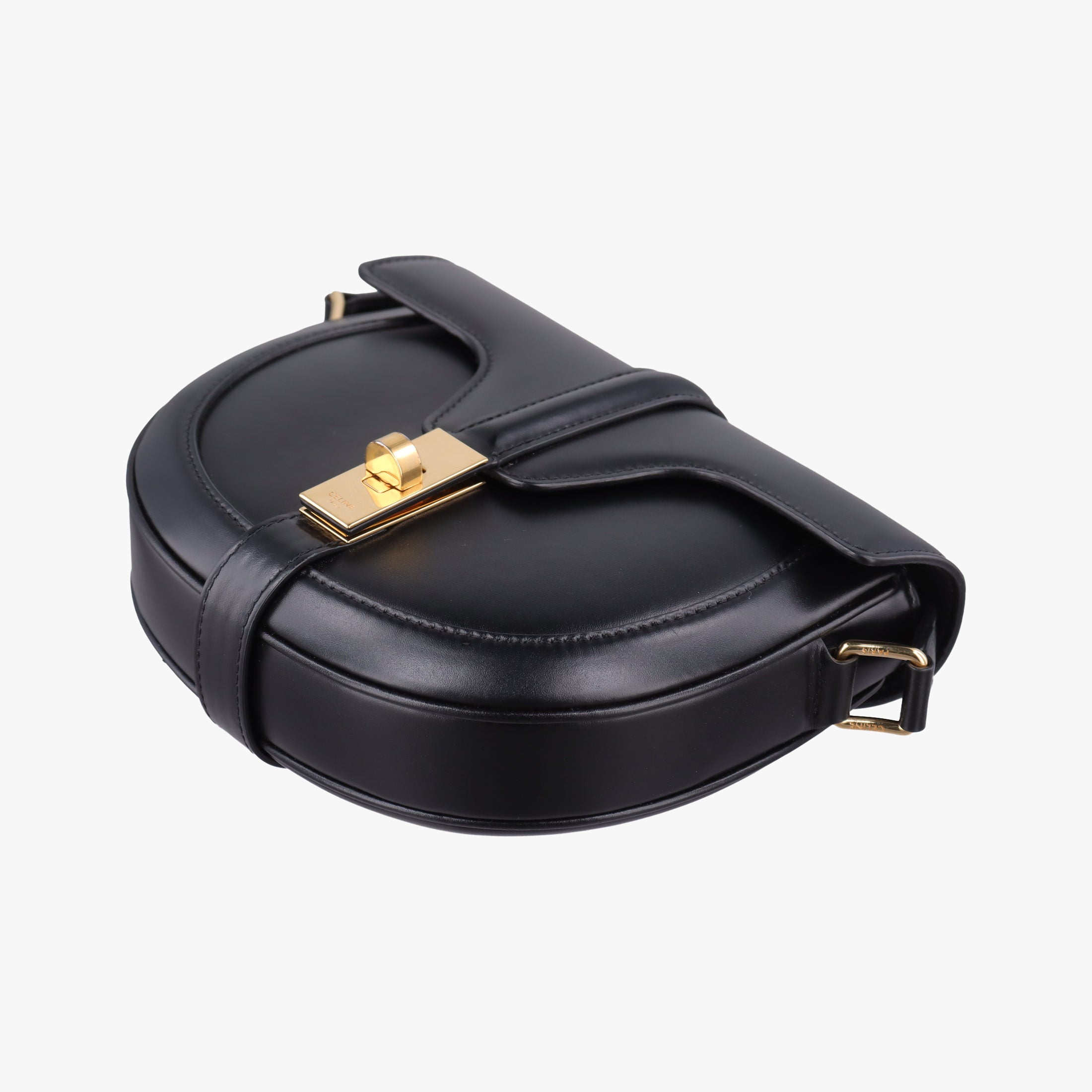 Small Besace 16 Black Leather 188013 スモール ブザス 16セーズ ブラック レザー 188013 