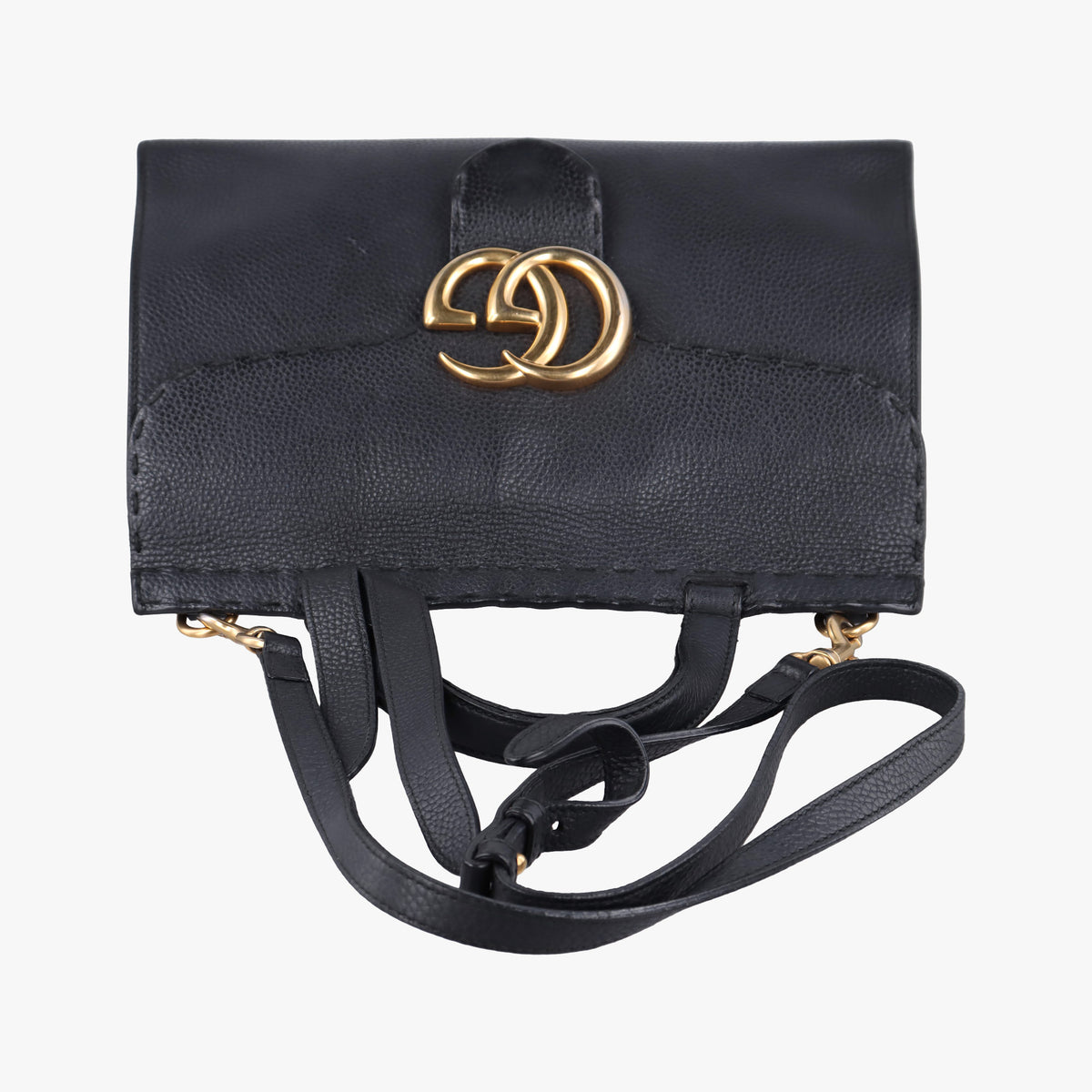GG Marmont Black Leather 421890 E020169763GGマーモント ブラック レザー 421890 E020169763