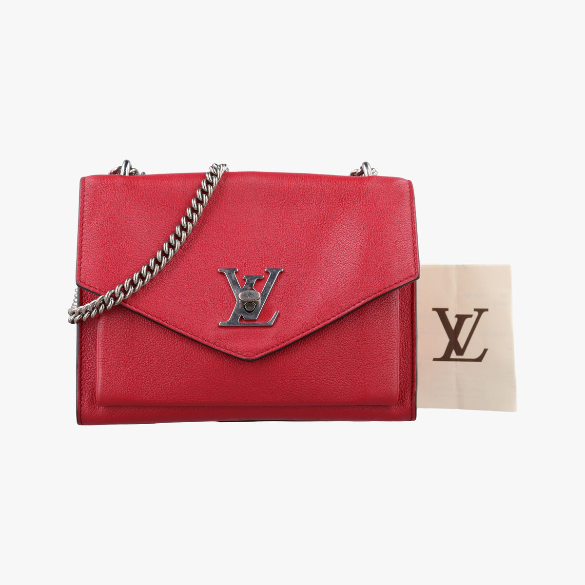 Pre-owned Louis Vuitton MyLockme BB Ruby Leather M51419 shoulderbag | stylenewstar