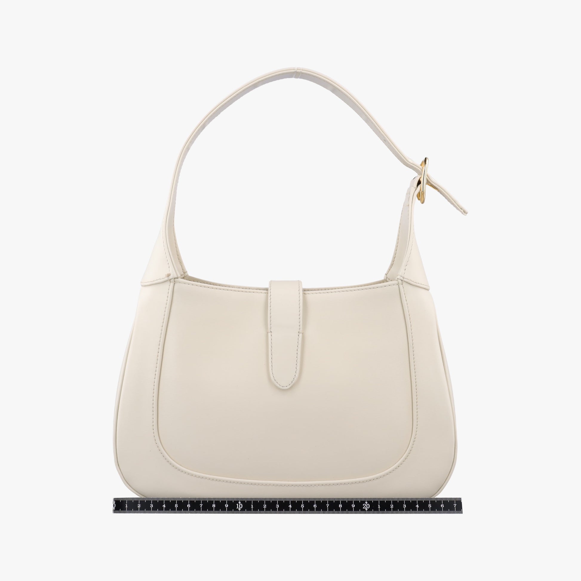 Pre-owned Gucci JACKIE 1961 White Leather 636709 shoulderbag | stylenewstar
