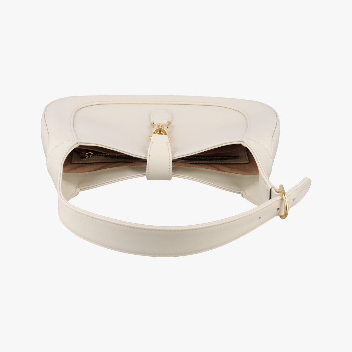 Pre-owned Gucci JACKIE 1961 White Leather 636709 shoulderbag | stylenewstar