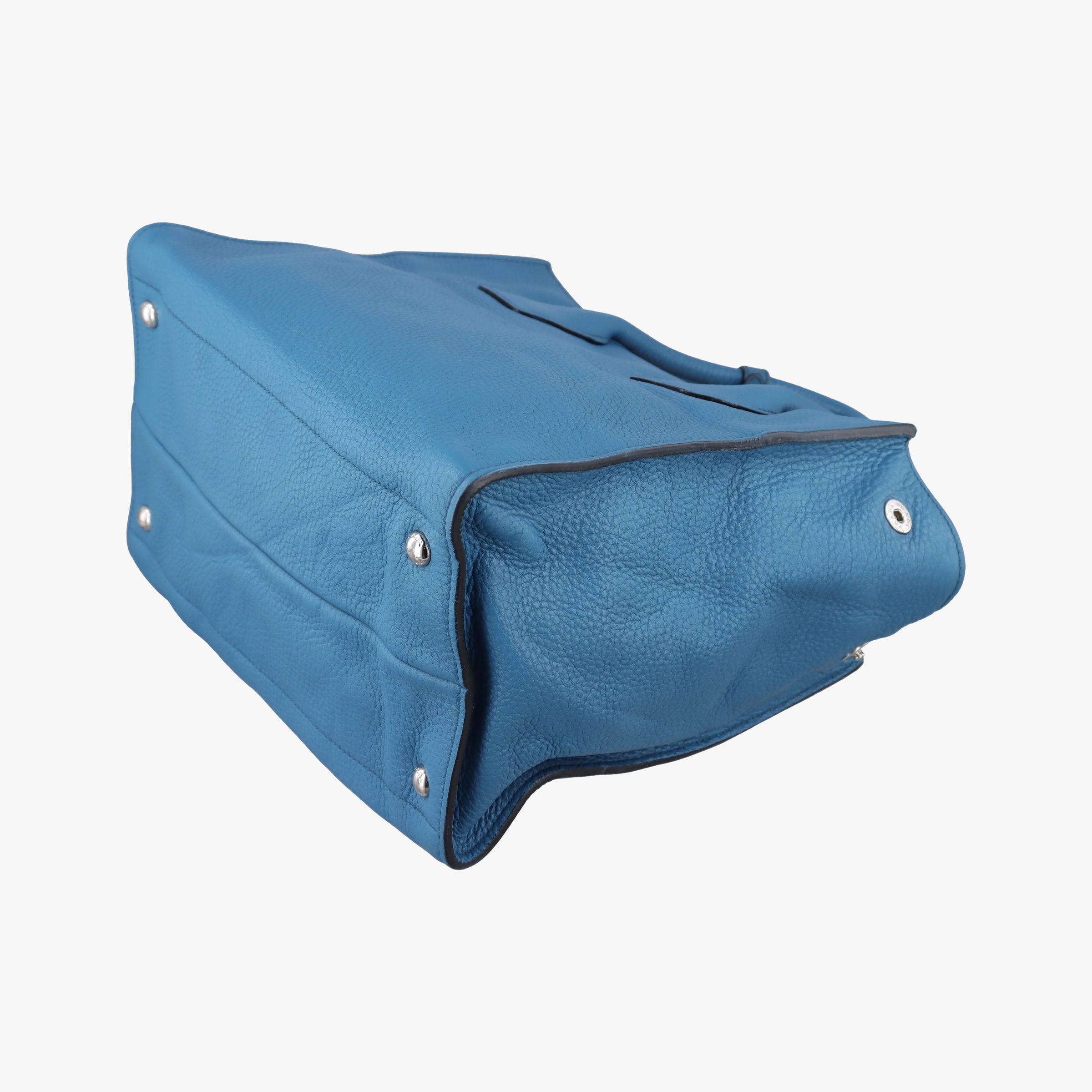 Shopping Tote Blue Leather BN1786 158 58/Lショッピングトート ブルー レザー BN1786 158 58/L