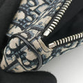 Saddlebags Gray×Navy×Black Jacquard×Leather 02-BO-1129サドルバッグ グレー×ネイビー×ブラック ジャガード×レザー 02-BO-1129