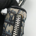 Saddlebags Gray×Navy×Black Jacquard×Leather 02-BO-1129サドルバッグ グレー×ネイビー×ブラック ジャガード×レザー 02-BO-1129