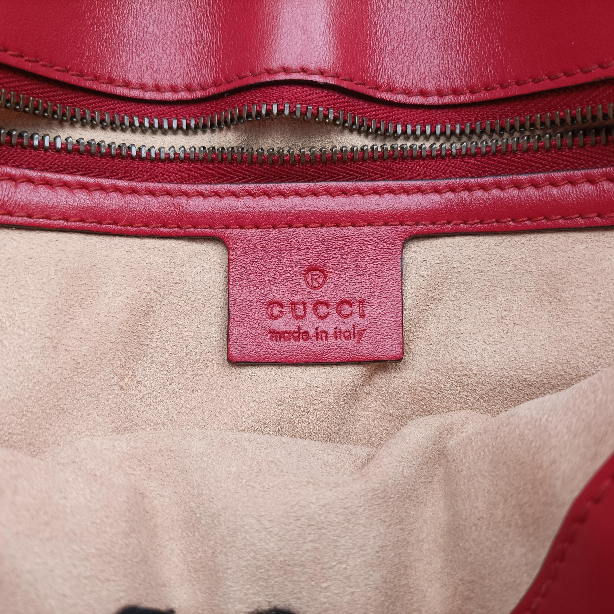 GG Marmont Red Leather 443497 G026269658GGマーモント レッド レザー 443497 G026269658