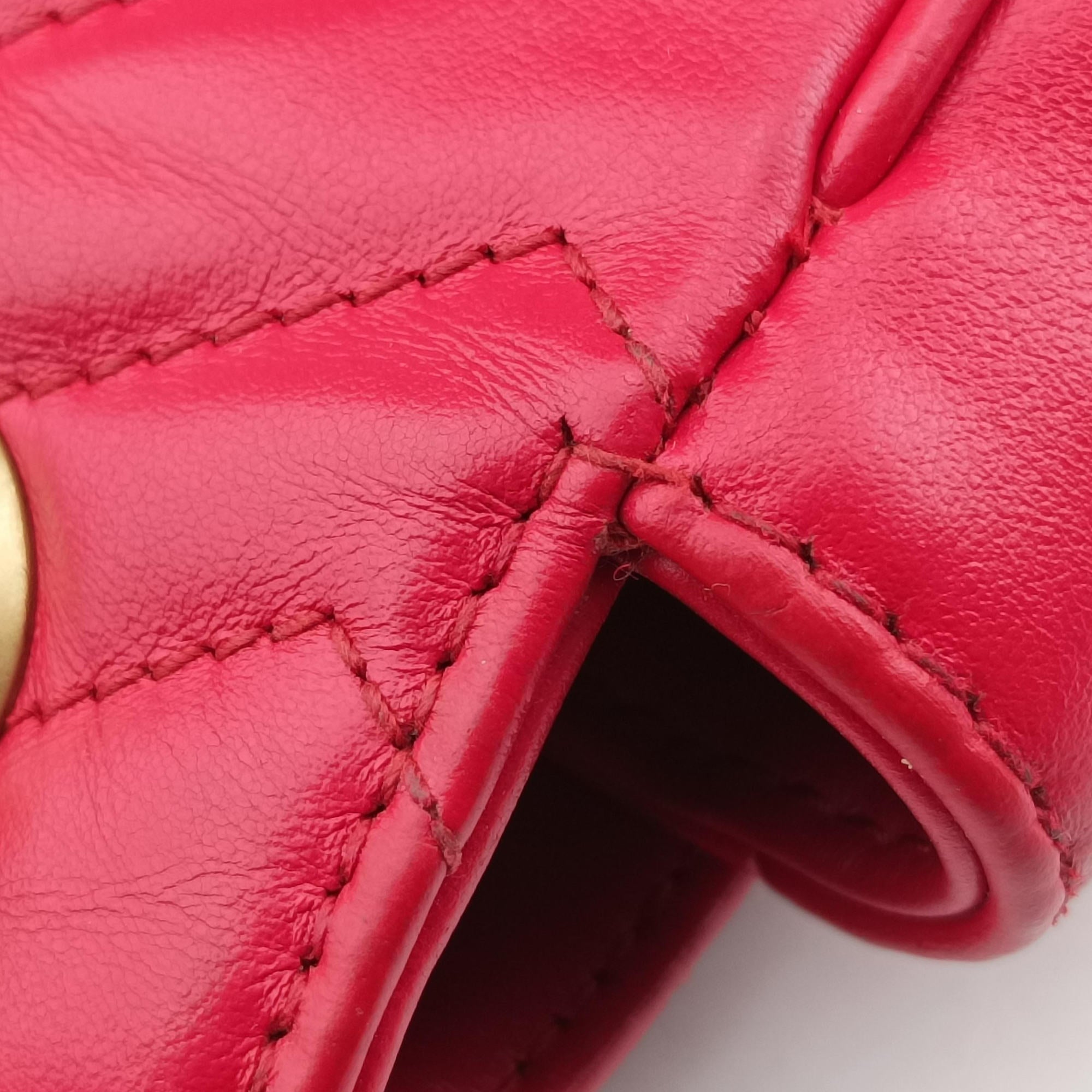 GG Marmont Red Leather 443497 G026269658GGマーモント レッド レザー 443497 G026269658