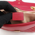 GG Marmont Red Leather 446744 C026391341GGマーモント レッド レザー 446744 C026391341