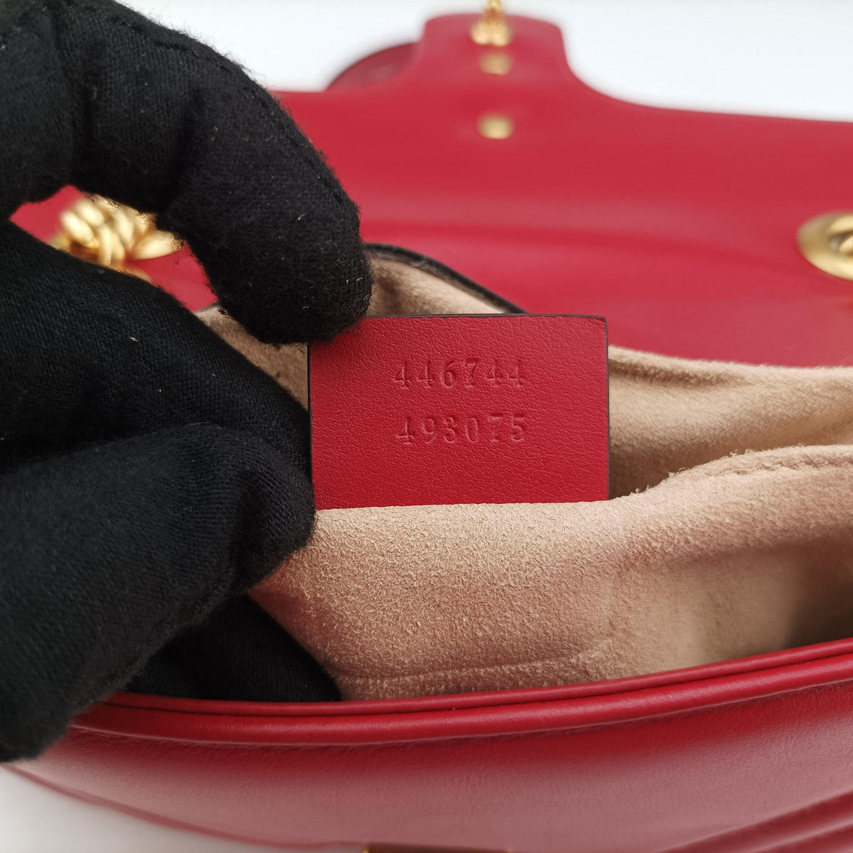 GG Marmont Red Leather 446744 C026391341GGマーモント レッド レザー 446744 C026391341