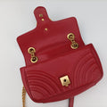 GG Marmont Red Leather 446744 C026391341GGマーモント レッド レザー 446744 C026391341