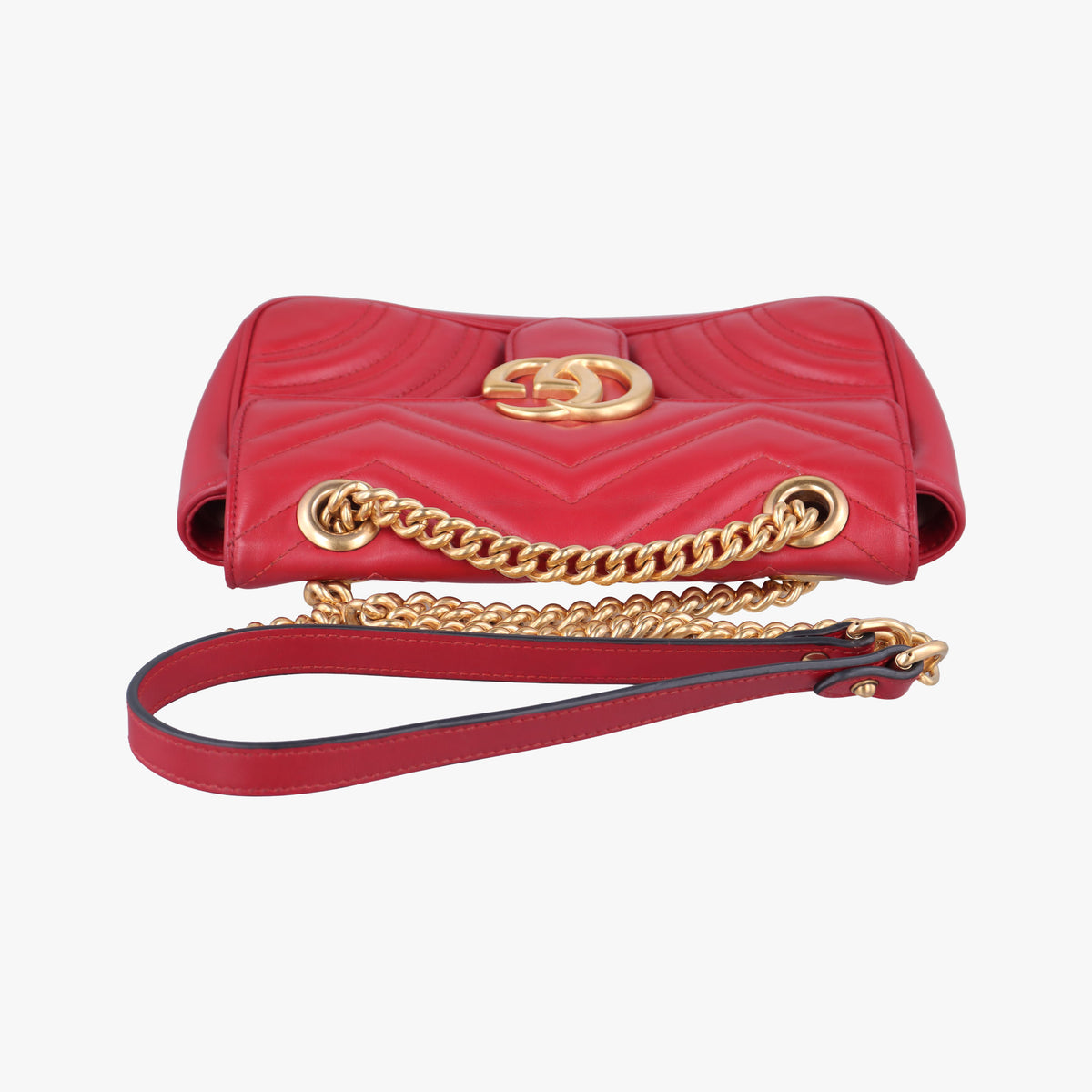 GG Marmont Red Leather 446744 C026391341GGマーモント レッド レザー 446744 C026391341