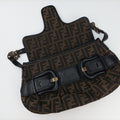 B bag zucca Brown×Black Canvas×Leather 8BR551 2373-8BR551-MTC-069Bバッグ ズッカ ブラウン×ブラック キャンバス×レザー 8BR551 2373-8BR551-MTC-069
