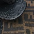 B bag zucca Brown×Black Canvas×Leather 8BR551 2373-8BR551-MTC-069Bバッグ ズッカ ブラウン×ブラック キャンバス×レザー 8BR551 2373-8BR551-MTC-069