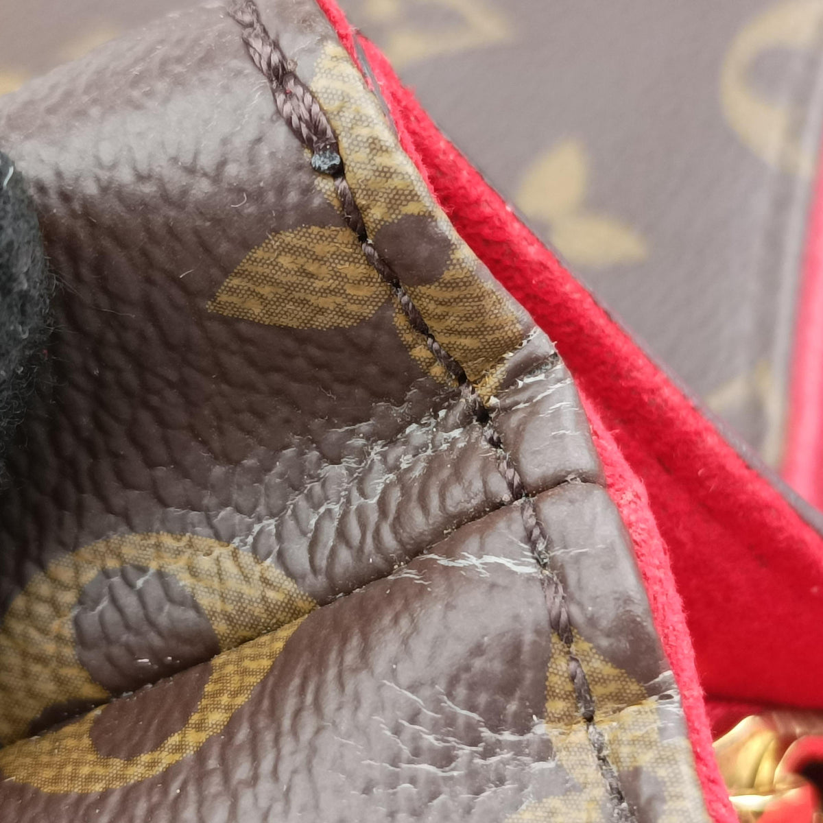PALLAS Chain Brown×CERISE Monogram Canvas×calf leather M41201 CA4196パラス チェーン モノグラム/ブラウン×スリーズ モノグラムキャンバス×カーフレザー M41201 CA4196