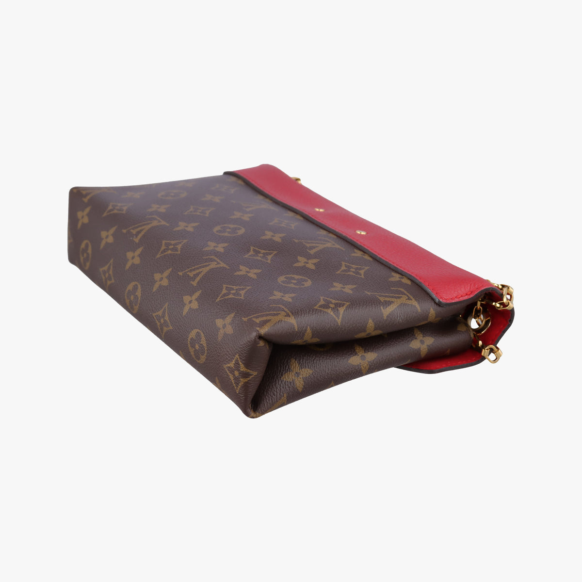 PALLAS Chain Brown×CERISE Monogram Canvas×calf leather M41201 CA4196パラス チェーン モノグラム/ブラウン×スリーズ モノグラムキャンバス×カーフレザー M41201 CA4196