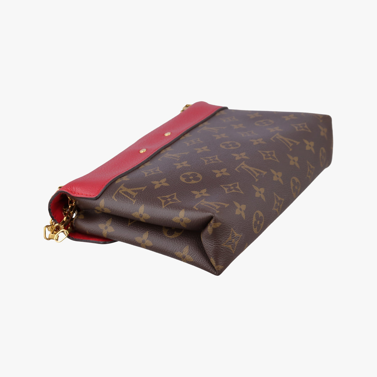 PALLAS Chain Brown×CERISE Monogram Canvas×calf leather M41201 CA4196パラス チェーン モノグラム/ブラウン×スリーズ モノグラムキャンバス×カーフレザー M41201 CA4196