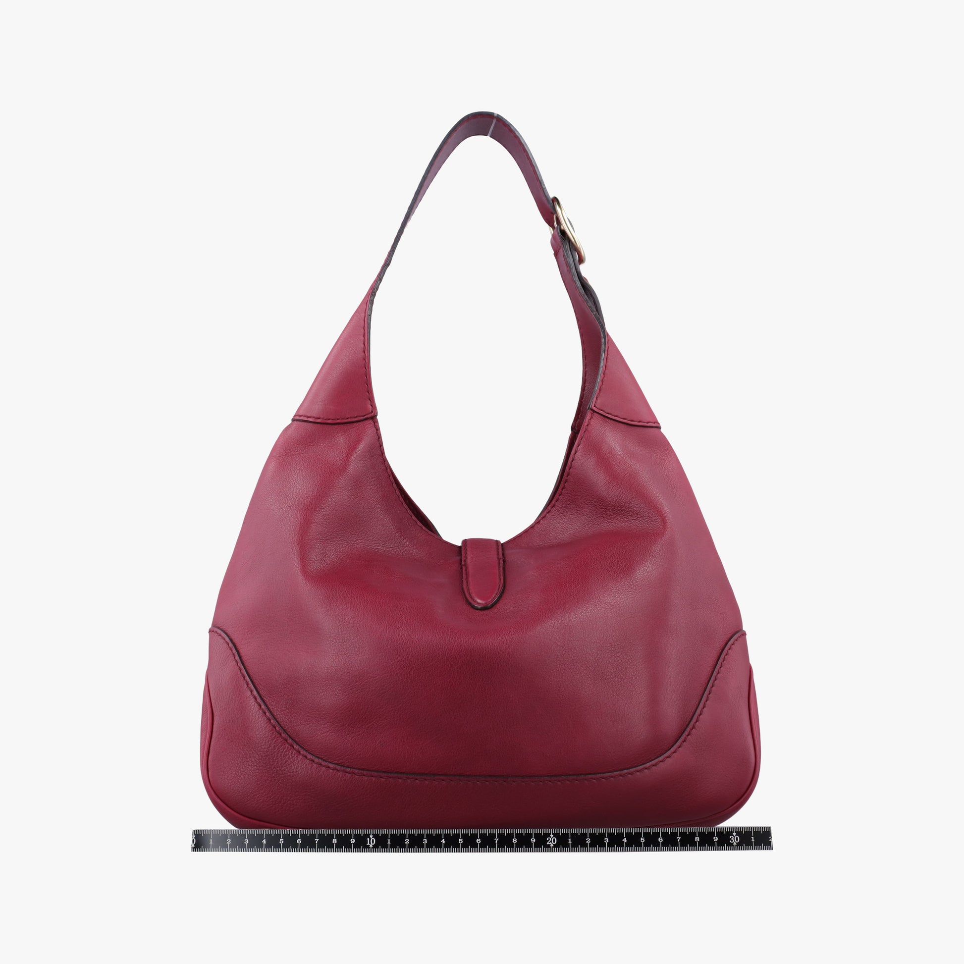 Jackie Flora Hobo Burgundy Leather 277520 D010195941ニュージャッキー ワインレッド レザー 277520 D010195941