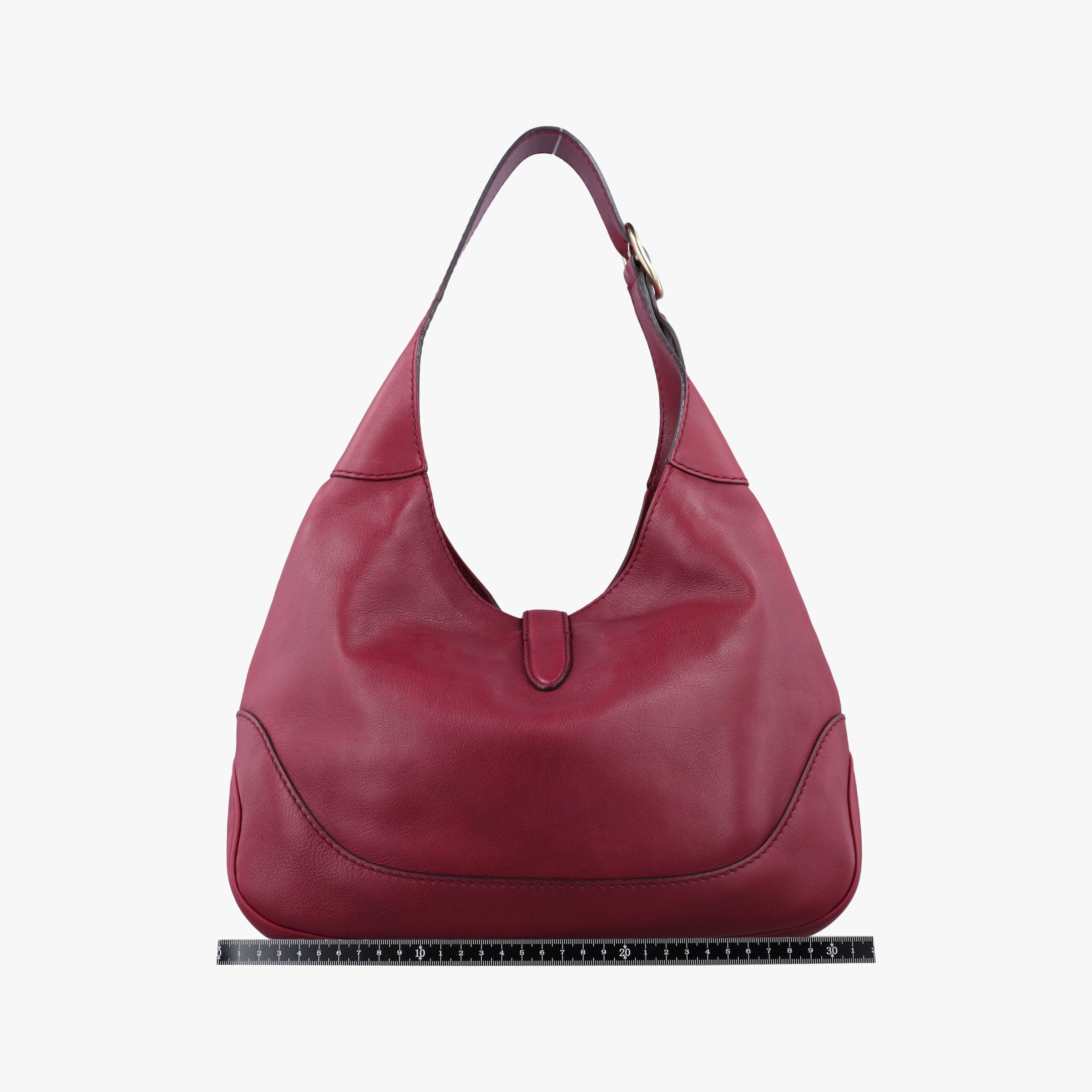Jackie Flora Hobo Burgundy Leather 277520 D010195941ニュージャッキー ワインレッド レザー 277520 D010195941