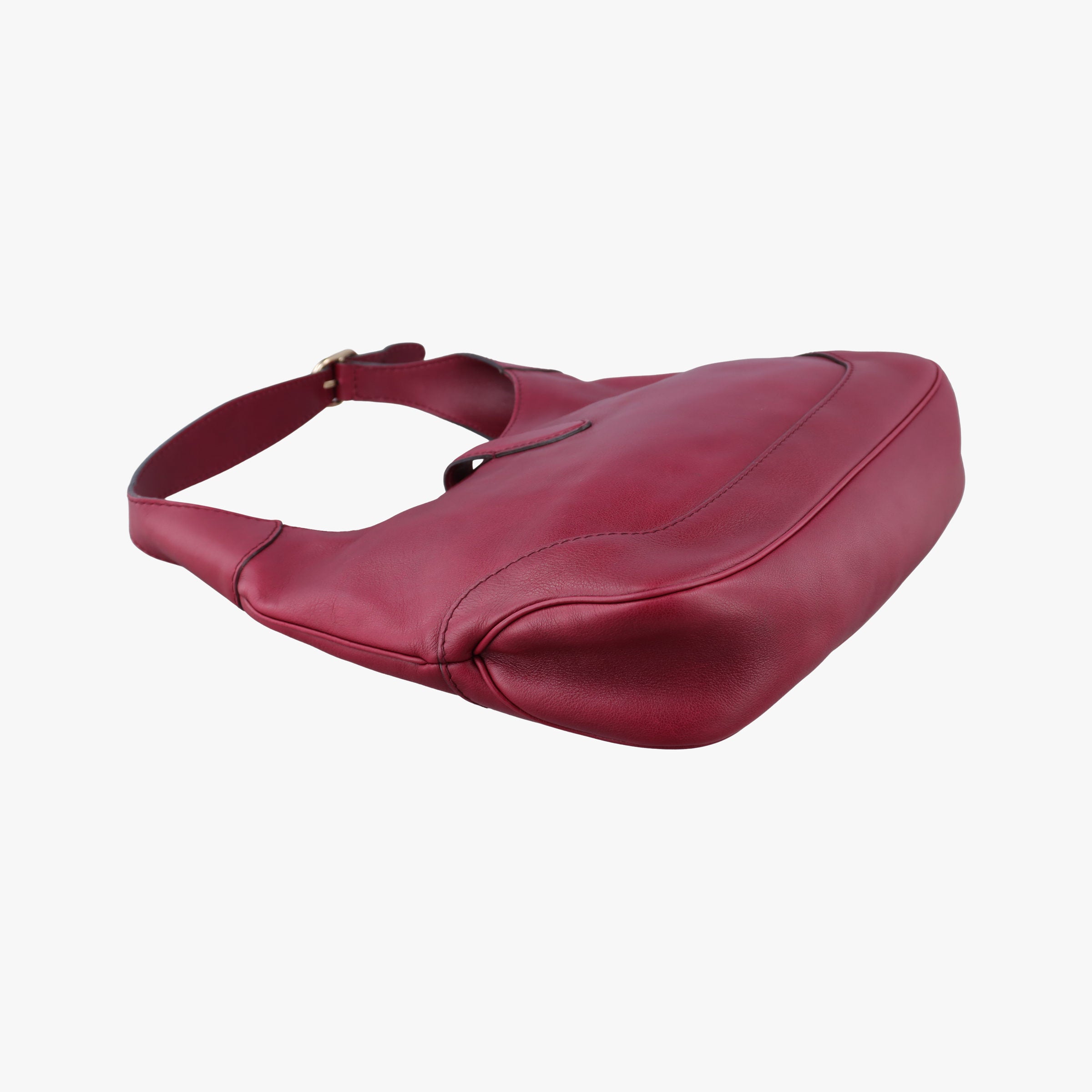 Jackie Flora Hobo Burgundy Leather 277520 D010195941ニュージャッキー ワインレッド レザー 277520 D010195941