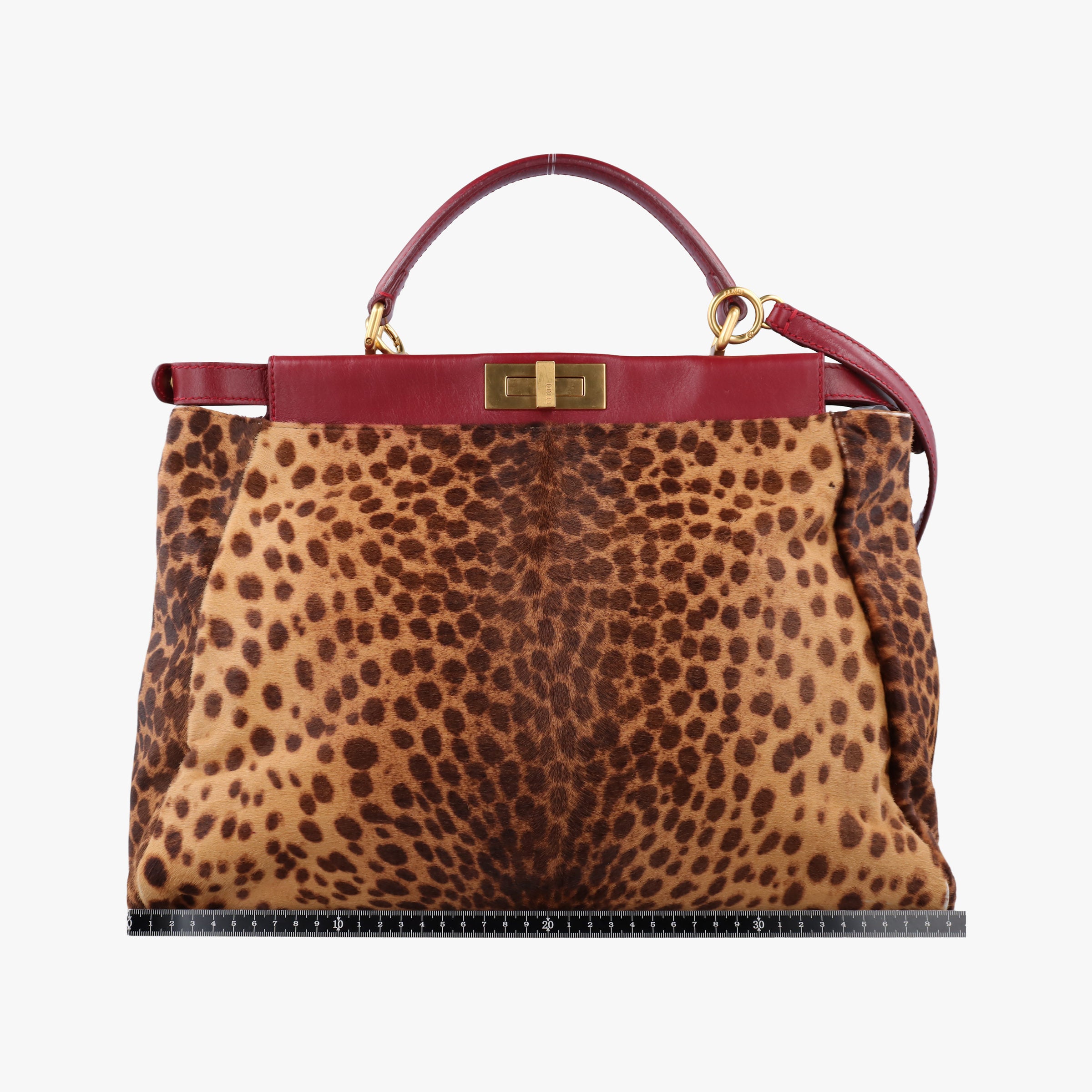 PEEKABOO Large Brown × Red pony hair× Leather 8BN210 8BN210-GXE-119-2372ピーカブー ラージ ブラウン xレッド ハラコ xレザー 8BN210 8BN210-GXE-119-2372