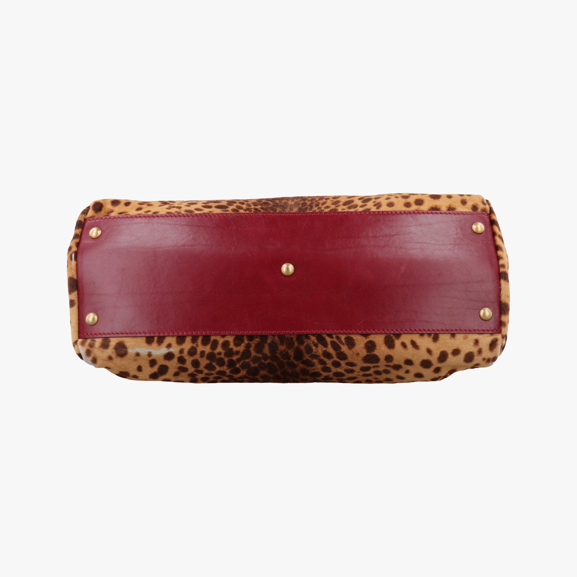 PEEKABOO Large Brown × Red pony hair× Leather 8BN210 8BN210-GXE-119-2372ピーカブー ラージ ブラウン xレッド ハラコ xレザー 8BN210 8BN210-GXE-119-2372