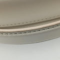 Oval Camera Bag White Leather 43-MA-0253オーバル カメラバッグ ホワイト レザー 43-MA-0253