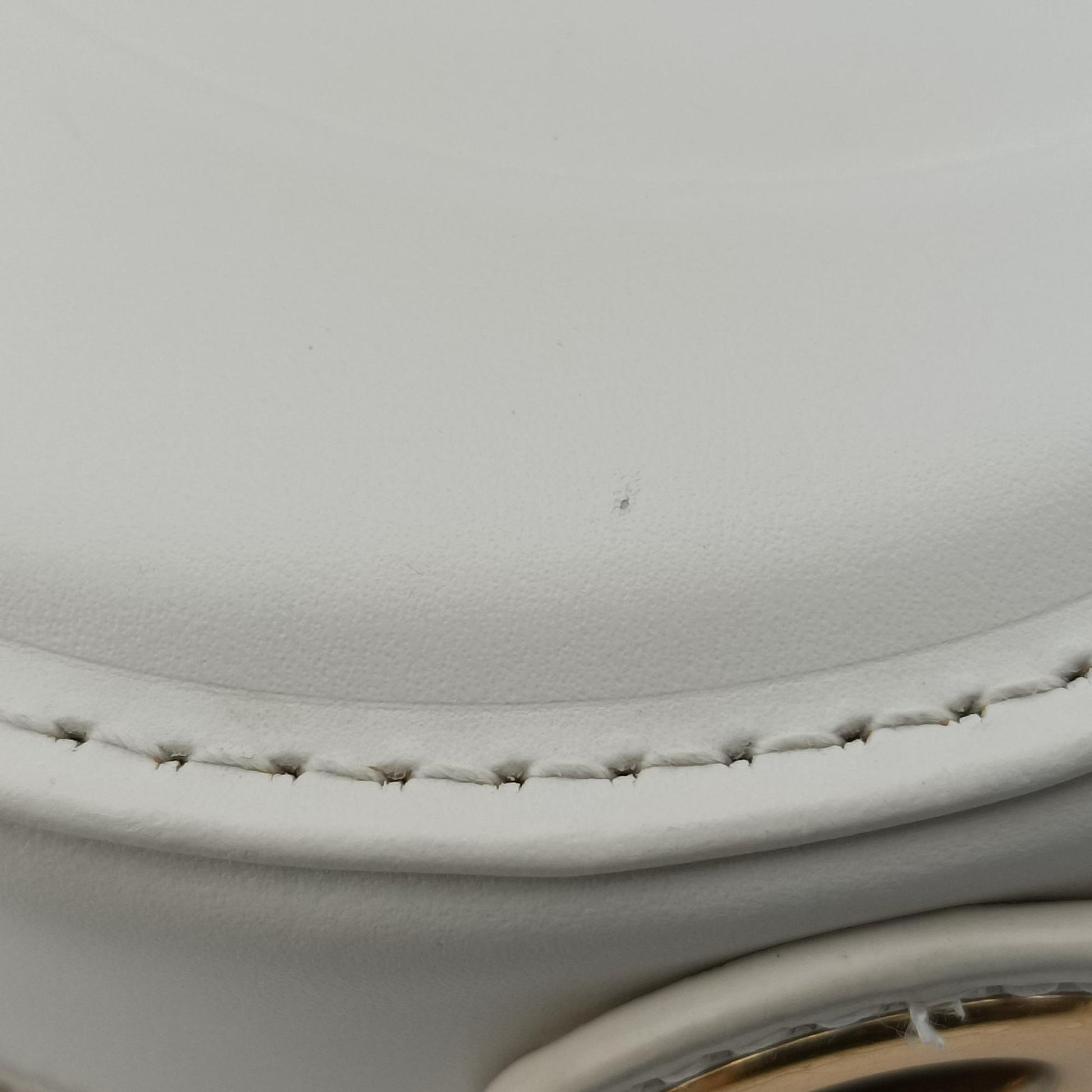 Oval Camera Bag White Leather 43-MA-0253オーバル カメラバッグ ホワイト レザー 43-MA-0253