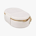 Oval Camera Bag White Leather 43-MA-0253オーバル カメラバッグ ホワイト レザー 43-MA-0253