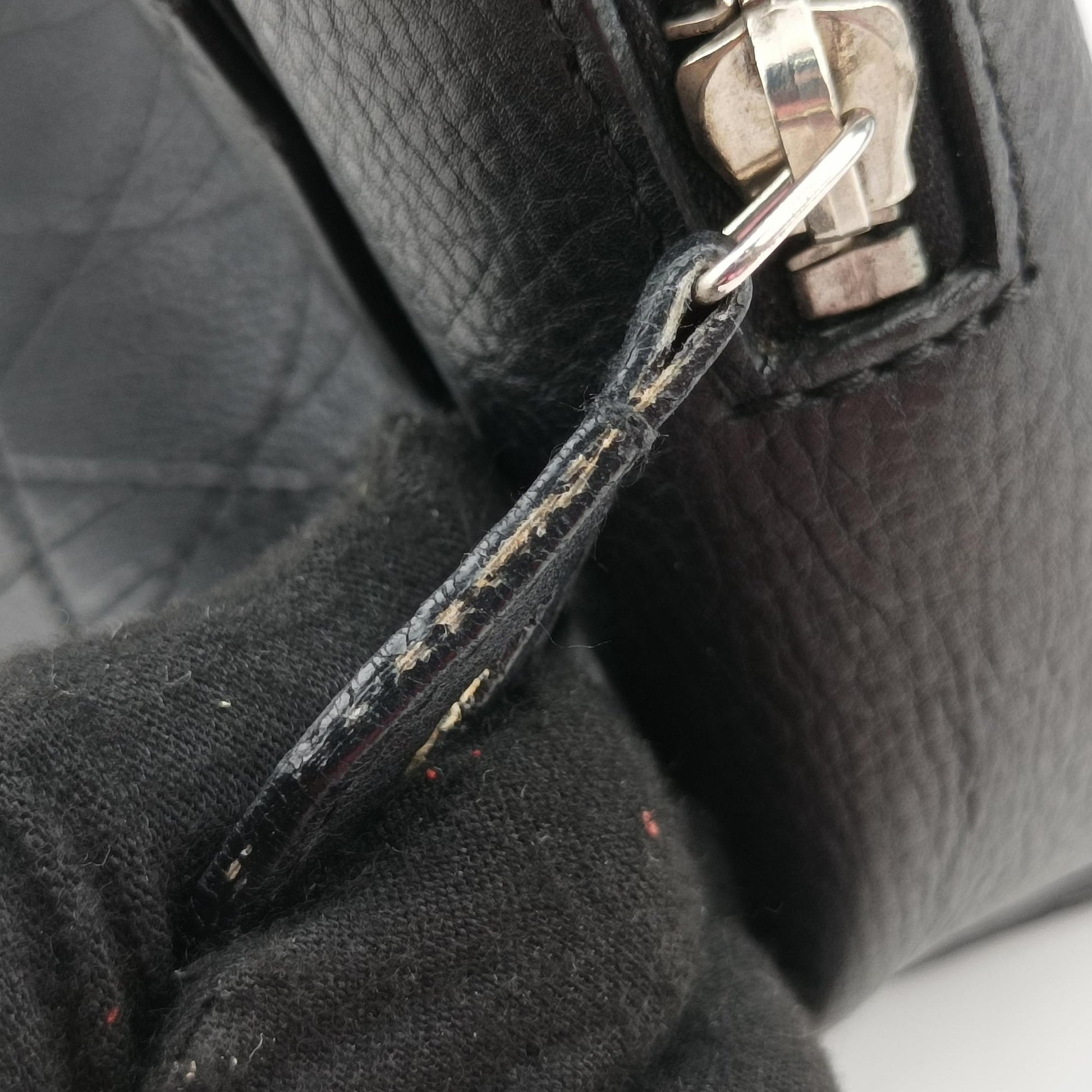 Lady Dior Cannage East West Black Leather 11-MA-1014レディディオール カナージュ イーストウエスト ブラック レザー 11-MA-1014