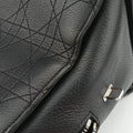 Lady Dior Cannage East West Black Leather 11-MA-1014レディディオール カナージュ イーストウエスト ブラック レザー 11-MA-1014