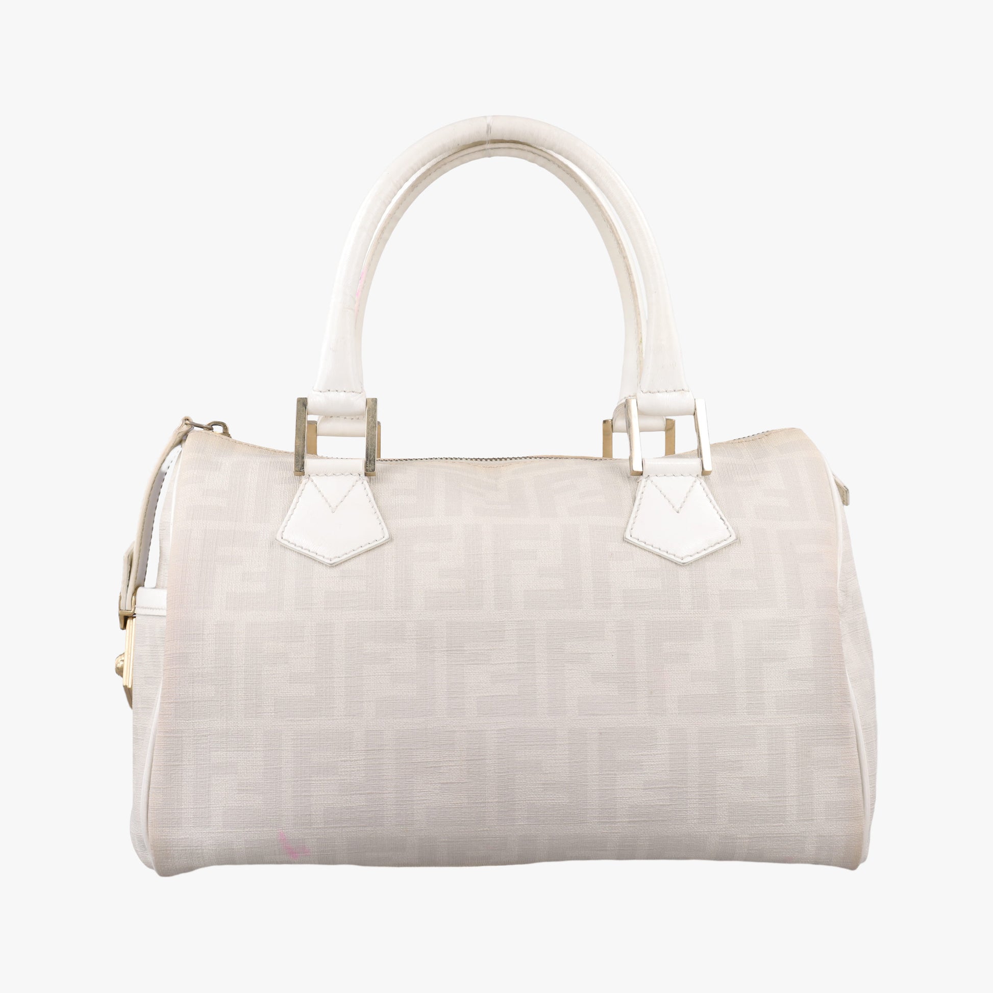 Forever Bauletto White PVC coated canvas 8BL104 8BL104-ANF 108-2384フォーエバー バウレット ホワイト PVCコーティングキャンバス 8BL104 8BL104-ANF 108-2384