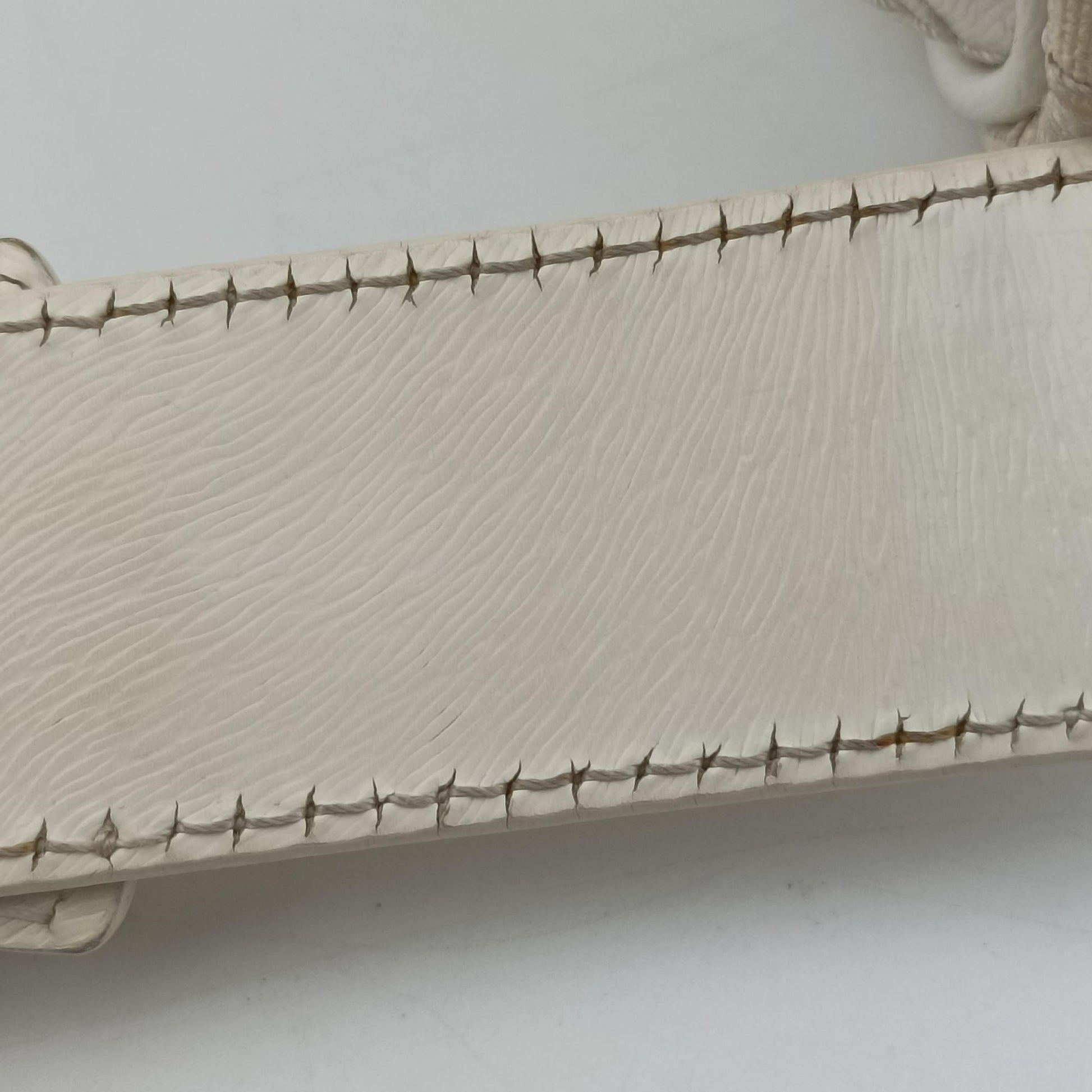Forever Bauletto White PVC coated canvas 8BL104 8BL104-ANF 108-2384フォーエバー バウレット ホワイト PVCコーティングキャンバス 8BL104 8BL104-ANF 108-2384