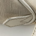 Forever Bauletto White PVC coated canvas 8BL104 8BL104-ANF 108-2384フォーエバー バウレット ホワイト PVCコーティングキャンバス 8BL104 8BL104-ANF 108-2384