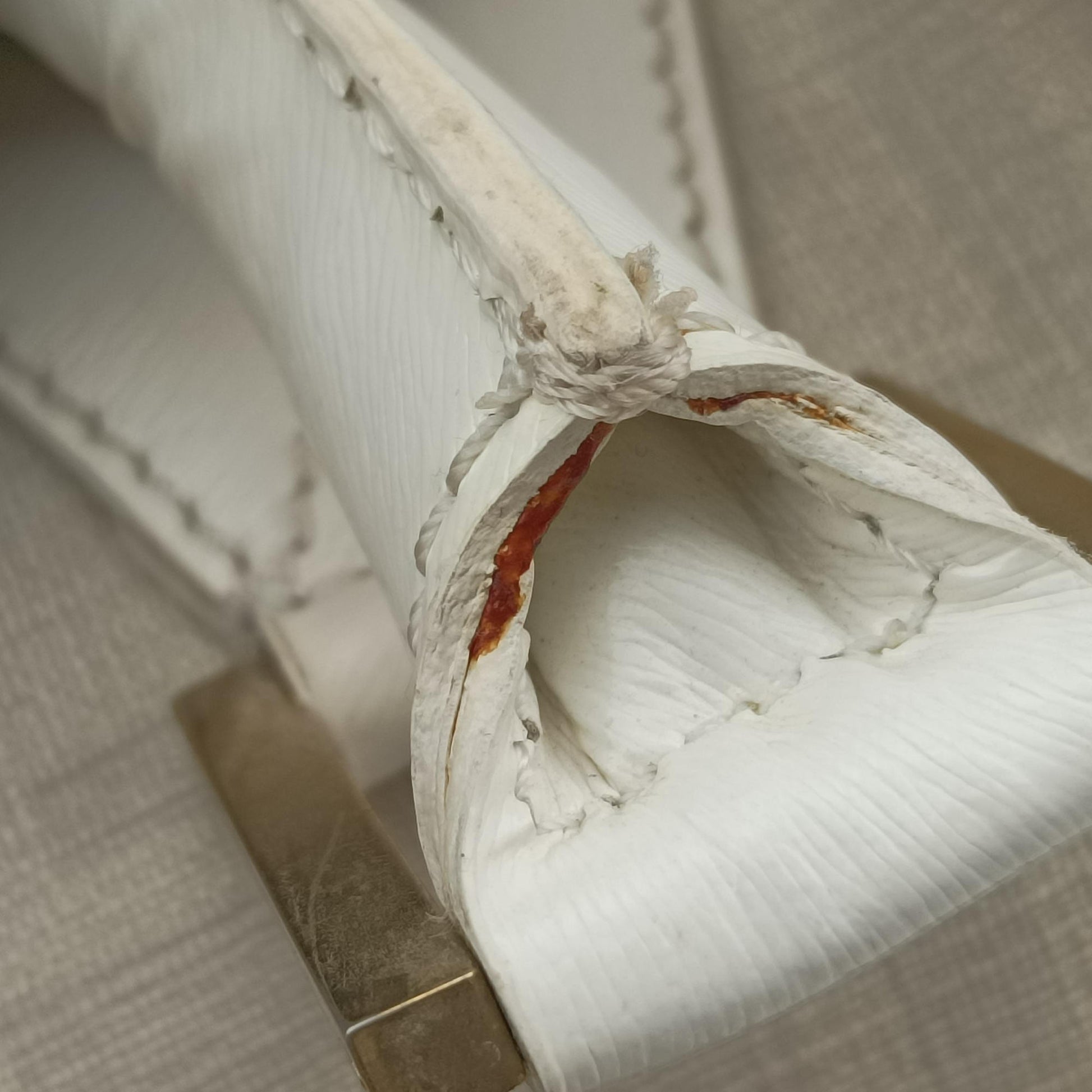 Forever Bauletto White PVC coated canvas 8BL104 8BL104-ANF 108-2384フォーエバー バウレット ホワイト PVCコーティングキャンバス 8BL104 8BL104-ANF 108-2384