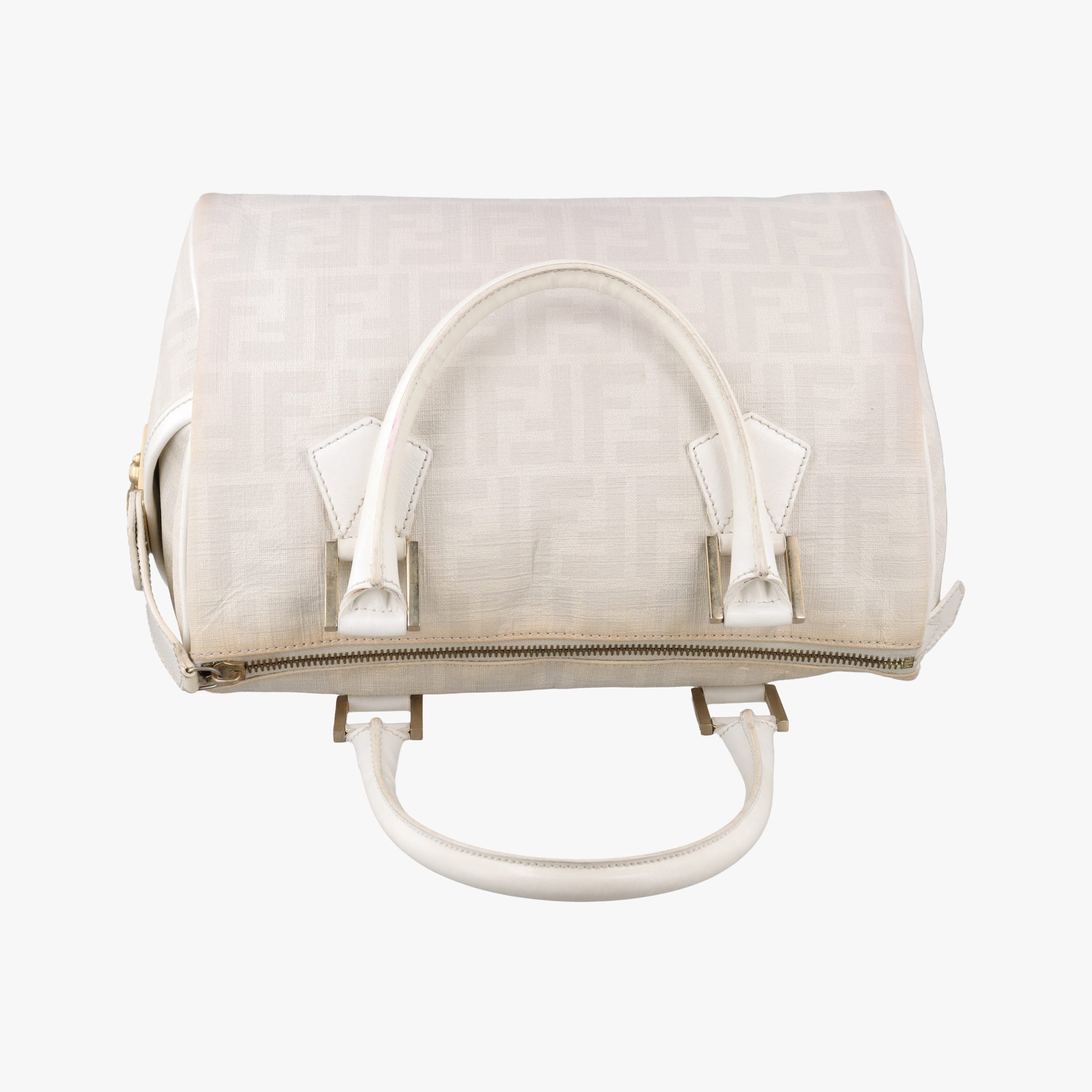 Forever Bauletto White PVC coated canvas 8BL104 8BL104-ANF 108-2384フォーエバー バウレット ホワイト PVCコーティングキャンバス 8BL104 8BL104-ANF 108-2384