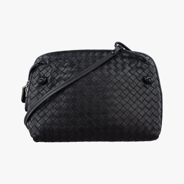 NODINI Intrecciato Black lambskin B03714561Lノディーニ イントレチャート ブラック ラムスキン B03714561L