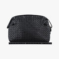 NODINI Intrecciato Black lambskin B03714561Lノディーニ イントレチャート ブラック ラムスキン B03714561L