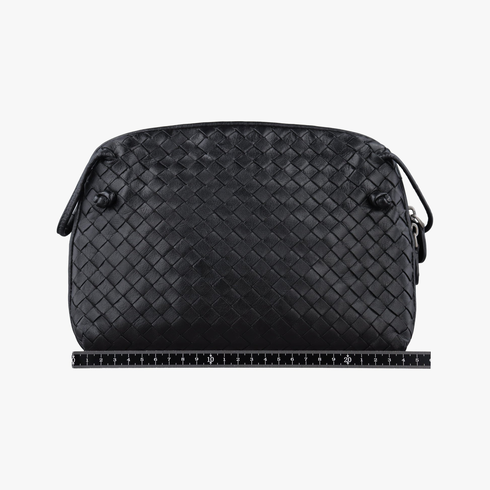 NODINI Intrecciato Black lambskin B03714561Lノディーニ イントレチャート ブラック ラムスキン B03714561L