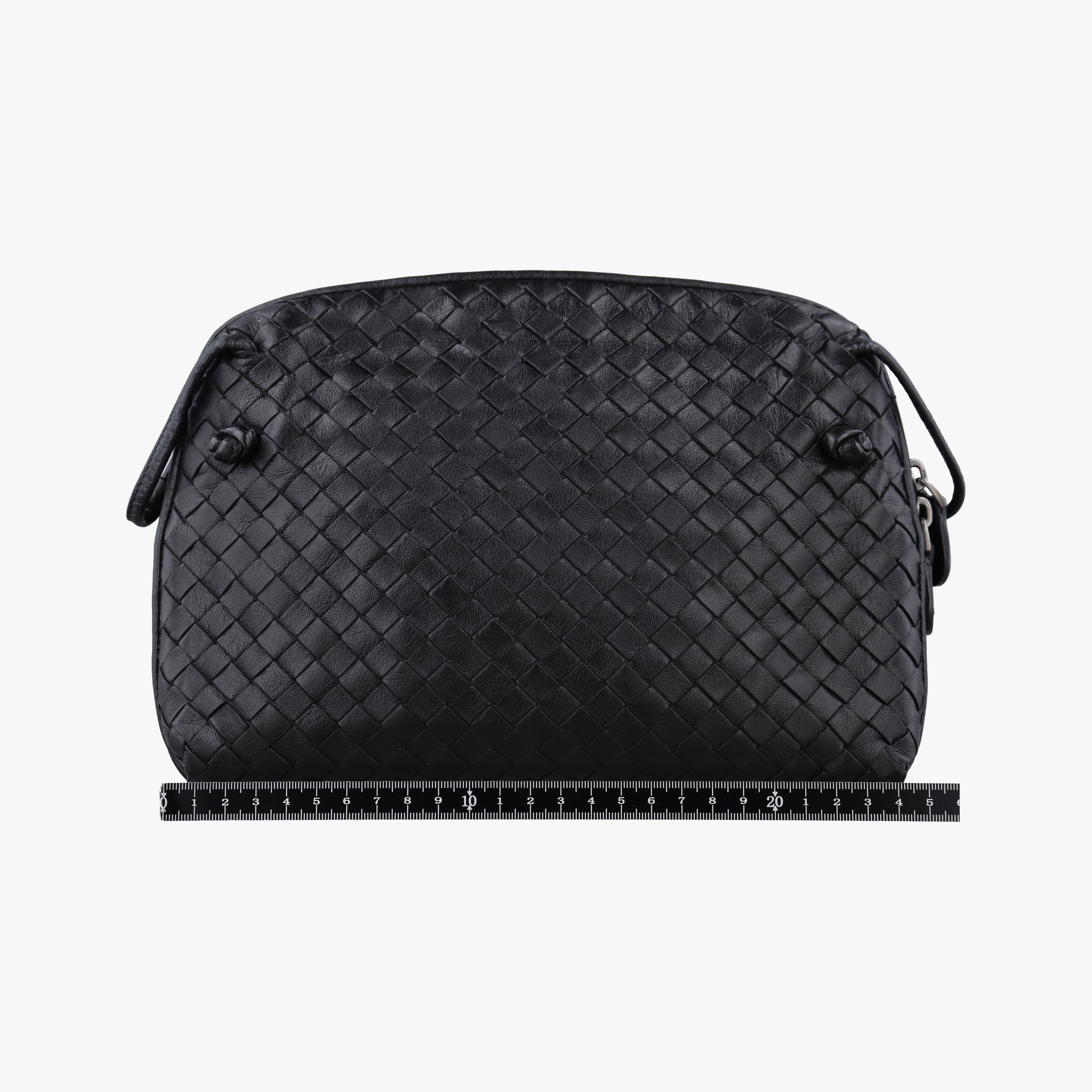 NODINI Intrecciato Black lambskin B03714561Lノディーニ イントレチャート ブラック ラムスキン B03714561L