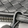 NODINI Intrecciato Black lambskin B03714561Lノディーニ イントレチャート ブラック ラムスキン B03714561L