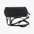 NODINI Intrecciato Black lambskin B03714561Lノディーニ イントレチャート ブラック ラムスキン B03714561L