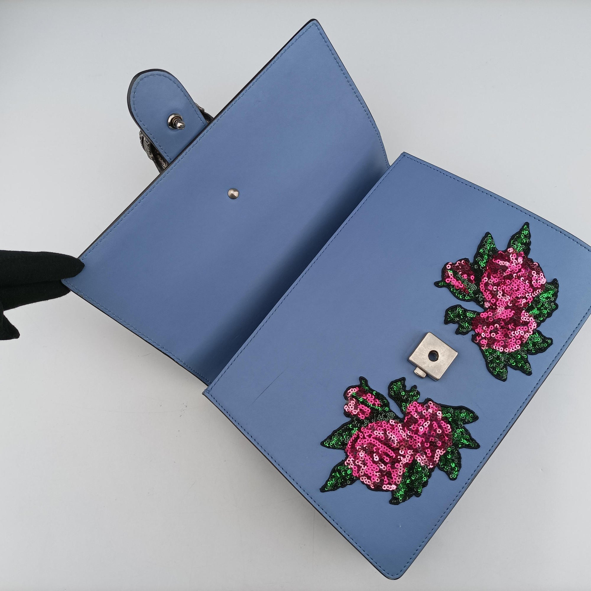 Dionysus Blue×multi Leather 448075 C021474228ディオニュソス ブルー×マルチカラー レザー 448075 C021474228